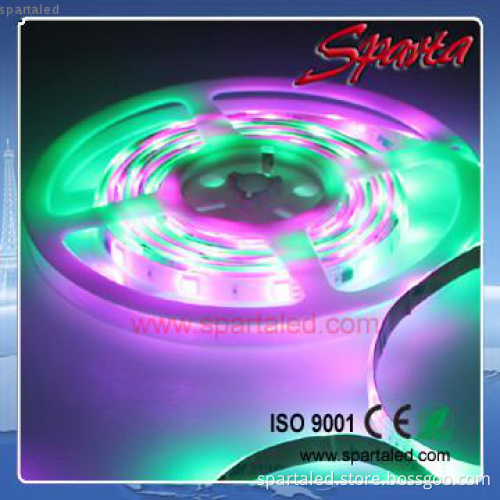 bright Flexible led strip lights 12v magic RGB color outdoor strip